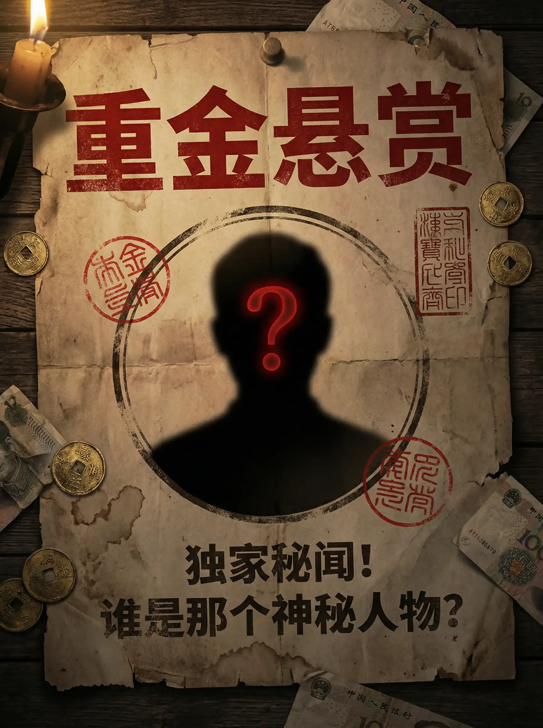自慰動画 - 重金悬赏线索征集令